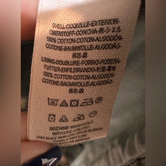 Free People Bleached Chambray Hooded Parka Jacket Oversized Denim Coat - Picture 10 of 11